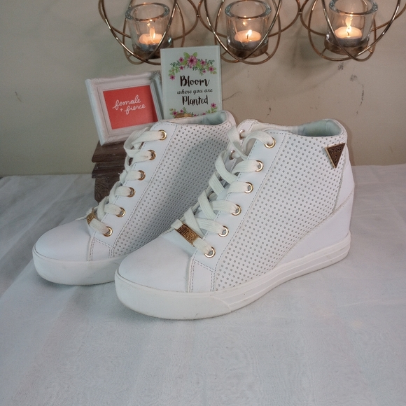 Guess Shoes - Guess Hidden Wedge Sneakers